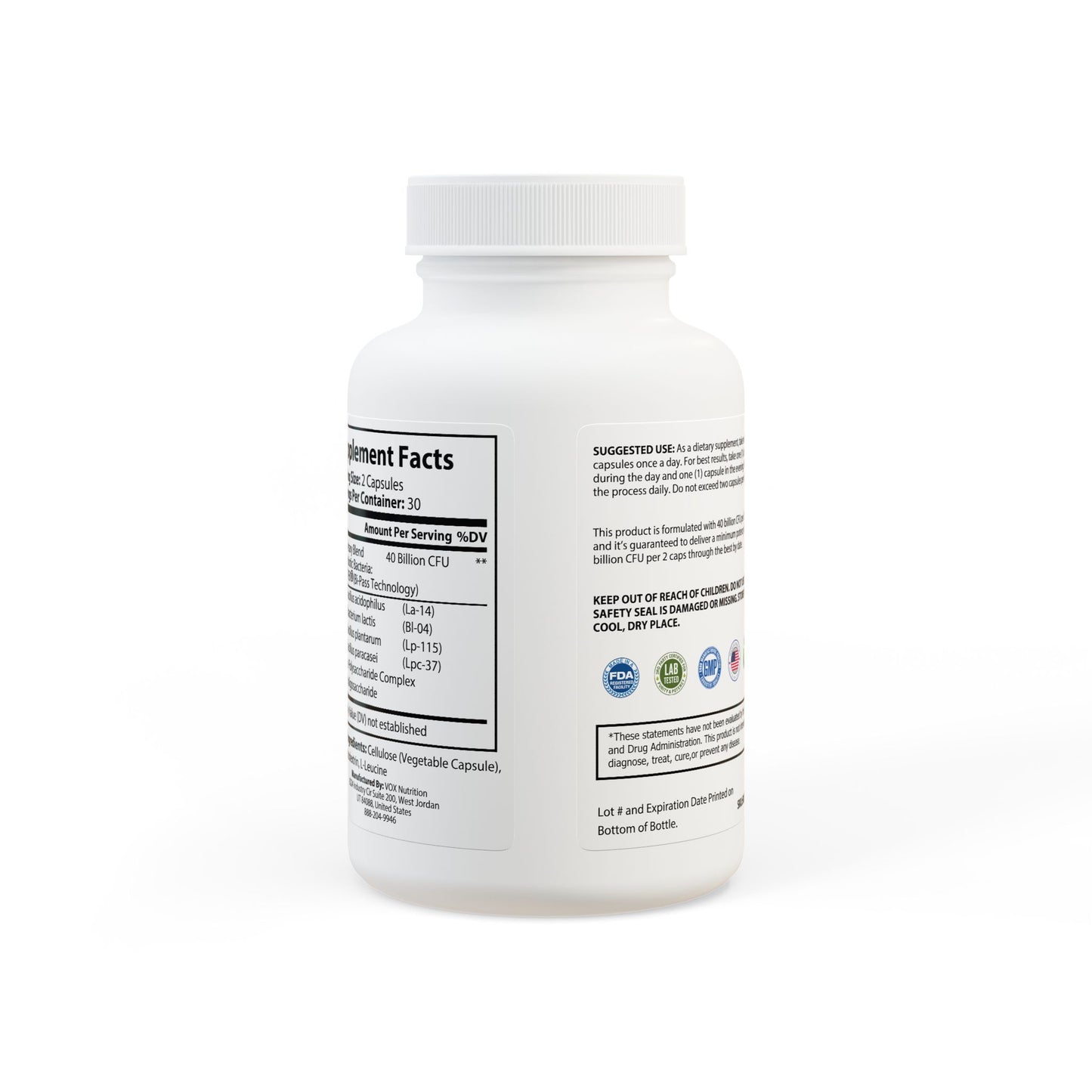 TRUTH Probiotics Supplement (60 Capsules)