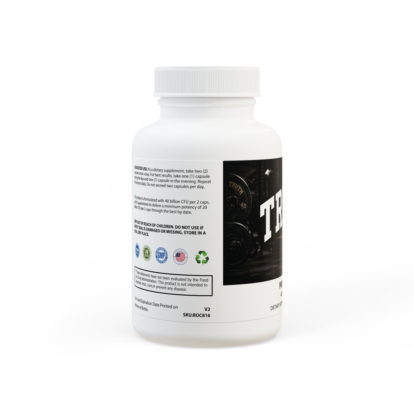 TRUTH Probiotics Supplement (60 Capsules)